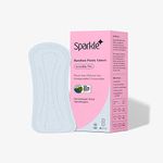 Sparkle Bamboo Panty Liners for Women || Biodegradable & Compostable - 40 Liners || 155mm Long With Wide Coverage || Ultra Thin & Flexible || Plastic-Free || Unscented || Zero Toxins || Rash-Free || Extra Soft Top Layer || Protection Against Leakage and Discharge || Ideal For Daily Use || For All Skin Type