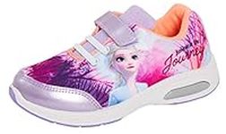 Disney Girls Frozen 2 Light Up Trainers 10 UK Child Pink