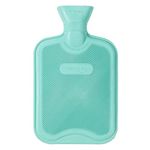 HomeTop Premium Classic Rubber Hot Water Bottle (2 Liters, Mint Green)