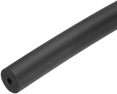 MECCANIXITY Pipe Insulation Foam Tube Lagging Insulation 3mm(1/8") ID 12mm(1/2") OD 24" Heat Preservation for Antifreeze Insulation, Handle Grip, Black