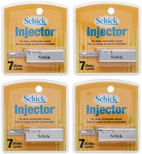 Schick Injector Razor Blades, 4 Count (Pack of 1)