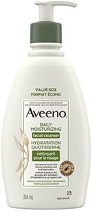 Aveeno Daily Moisturizing Facial Cleanser - Oat Face Wash - Daily Cleanser - Fragrance Free, 354 mL, white