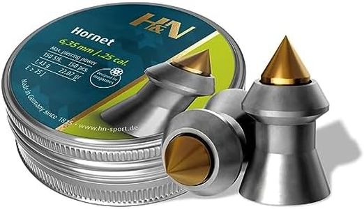 Haendler & Natermann H&N Hornet Pellets.25 Cal, 24.38 Grains, Pointed, 150ct, Blister Pack