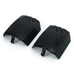 Americruise Motorcycle 1 Pair Black Front Caliper Brake Screen Inserted Covers Caliper Guards for Harley Touring, Road King, Electra Street Glide FLHT, FLHX & V-Road Models.