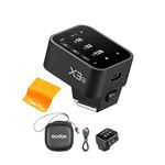 Godox X3-S Camera Flash Trigger Wireless Flash Trigger E-TTLII 2.4GHz Wireless Flash Trigger with OLED Screen, Rechargeable (Type-c) X3-S Camera Flash Trigger for Sony Wireless Remote