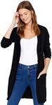 State Cashmere Button Front Fashion Cardigan - Long Sweater/Sweater Dress for Women Made with 100% Pure Cashmere Sourced from Inner Mongolia Goats - Soft, Lightweight & Versatile - (Black, X-Large)