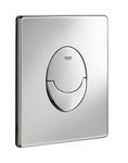 GROHE Metal Skate Air Flush Plate, Chrome, 38505000