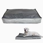 LYUND Dog Bed Cover, Comfortable and Quiet Dog Bed Covers for Pet Mat Bed,Washable Removable Cover，Faux Leather Pet Nest, 36" L x 27" W x 3" H ，Cover Only