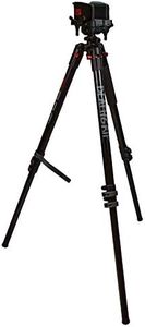 BOG DeathGrip Aluminum Tripod with Durable Aluminum Frame, Lightweight, Stable Design, Bubble Level, Adjustable Legs, Shooting Rest, and Hands-Free Operation for Hunting, Shooting, and Outdoors