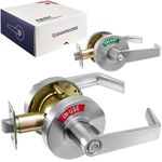 Augustine Commercial Bathroom Indicator Lock Privacy Door Handle | Shows Vacant Or Engaged Status for Public Restrooms | Vacancy Indication Handles | 500,000 Cycles