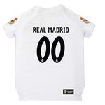 Pets First Real Madrid Jersey for DOGS & CATS Football Fan Jerseys, Bright Team colors, SIZE: Large