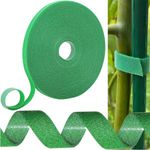 Garden plant Ties, Plant Tape for Climbing Plants, Reusable Adjustable Green Garden Twist Ties for Indoor and Outdoor Plant Supports, Grafting Straps, and Plant Growing Accessories(65.6ftx0.4inch)