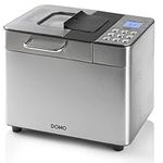 Domo B3971 Bread Maker, Plastic, 500 W, Black, Silver (Matte)