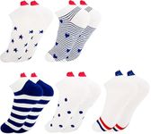 Wholesale Bundle of 30 Pairs Women's Ankle Socks with Love Heart Designs - 95% Cotton, Premium Quality and Durable