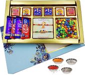 Fabbites Rakhi For Kids Boy, Kids Girl,Children, Little Brother, Younger Brother- 2 Rakhi Set With Chocolates, Super Sweet Rakhi Gift For Brother/Bhai, 200 Grams