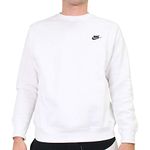 Nike Men's NSW Club Crew White/Black