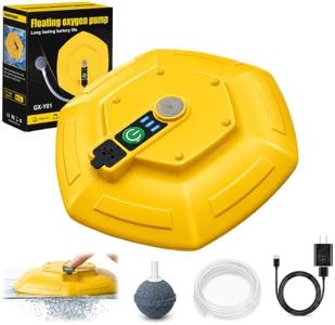 GSPIM Floating Bait Bucket Aerator for Fishing, IPX7 Oxygen Pump