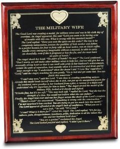 Military Wife Poem Plaque