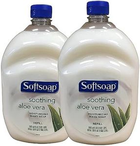 Softsoap Hand Soap Soothing Aloe Vera Moisturizing Hand Soap Refill 64 Fluid Ounce Bottle (Pack of 2)