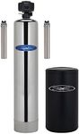 Crystal Quest Tannin Whole House Water Filter – Stainless Steel – 2.0 Cubic Feet – Automatic Backwashing, Sediment Removal, Hard Water & Tannin Filtration, Whole Home Water Filtration System