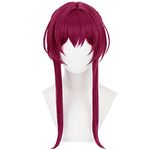 Game Honkai Star Rail Cosplay Kafka Purple Middle Long Hair Replacement Wig for Women Girls Cos Party Halloween Christmas(Kafka)