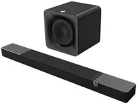 Klipsch Flexus Sound System: CORE 200 Sound Bar, 10" SUB 100 Subwoofer, Powered by Onkyo with Bluetooth, Dolby Atmos and Custom Tuned Bass - Black