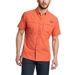 Eddie Bauer Men's Ripstop Guide Short-Sleeve Shirt, Persimmon, XX-Large