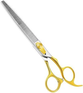 HASHIMOTO Grooming Scissors for Dogs, Dog Thinning Shears for Grooming, 56 Teeth, 7.5 inch, 30% Thinning Rate, Light Weight, Balanced, Designed for Professional Pet Groomers.