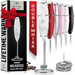 Zulay Double Whisk Milk Frother Han