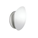 Kichler Lighting 6520NI 1 Light ADA Wall Mount Sconce, Brushed Nickel with Alabaster Swirl Glass