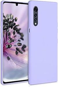kwmobile Case Compatible with LG Velvet Case - Soft Slim Protective TPU Silicone Cover - Lavender