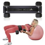 CRAZYROPE Hip Thrust Belt for Dumbbells, Hip Thrust Pad Hip Trainer is an Alternative to Barbell Padding, Booty Belt for Glutes Bridges Lunges