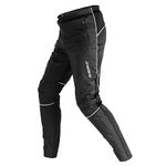 INBIKE Cycling Pants Runing Pants Thermal Pants Winter Windproof Large Black