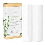 Navaris Reusable Paper Towels (Pack of 2 Rolls) - 100% Viscose Cleaning Cloths with 20 Sheets on Each Roll - Washable Towel Wipes for Kitchen