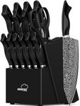 Knife Set, 15 Pieces Kitchen Knife 