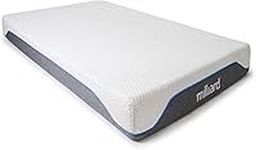 Milliard King Gel Memory Foam Mattress, 20cm High Density Foam, Medium Firm 150 x 200 x 20cm