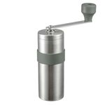 HARIO O-VMM-1-HSV V60 Metal Coffee Grinder, 0.6 oz (17 g), Silver, Made in Japan