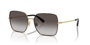 Dolce & Gabbana SLIM DG 2242 Black Gold/Grey Shaded 57/16/140 women Sunglasses