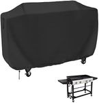 Guisong Flat Top Grill Cover for Royal Gourmet GD401 Propane Gas Grill, 68 Inches Waterproof Cover for Outdoor Griddle/Propane Griddle/Gas Griddle/Flat Grill-68 x 23 x 35.8 inches