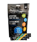 Aqua Veggies Organic Atlantic Dulse Superfood Hand-Harvested, Sun-Dried Bay of Fundy, Excellent Source of Vitamins B6, B12, Iron, Iodine, 30 Individual Packs (Seaweed Snacks, 90 Grams)