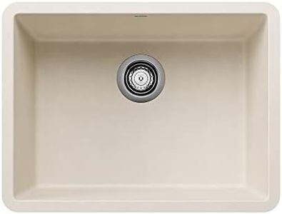 BLANCO 527402 Precis 24" Undermount Single Bowl Kitchen Sink - Soft White