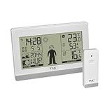 TFA Dostmann Weather Boy 35.1159.02 Wireless Digital Weather Station with Outdoor Sensor, Indoor and Outdoor Temperature, Moon Phase Values, White