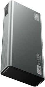 Boat Energyshroom PB435 20000 mAh 35W Super Fast Charging Power Bank, Smart 12 Layer Protection (4X Output Ports, Supports Android, iPhone, Tablets, Earbuds, etc.) (Stone Grey)
