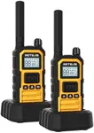 Retevis RB48P 5W Walkie Talkies Long Range, Waterproof Heavy Duty GMRS Two Way Radios, NOAA, USB-C Rechargable, Vibration Alert, Emergency 2 Way Radios, for Off-Roading Hunting(2 Pack)