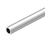 uxcell 6063 Aluminum Round Tube, 300mm Length 12mm OD 8mm Inner Dia Seamless Aluminum Straight Tubing