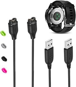 VFAN 2-Pack Charging Charger Cable Clip for Garmin Forerunner 935/Vivoactive 3/245/S60/Fenix 5 5S/ Smart Watch