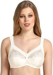 Anita Comfort Women's Safina Non-Wired Everyday Bra, Off-White (Crystal 612), 36B (Manufacturer Size: 80B)