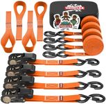 Vehiclex 4 Ratchet Straps Set (1" x