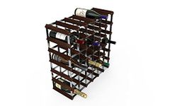 RTA 42 Bottle Traditional Wine Rack-Fully Assembled-Dark Pine (FSC)