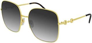 Gucci GG0879S Gold/Grey Shaded 61/18/140 women Sunglasses